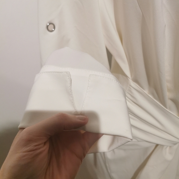 Joseph Ribkoff S14 Elegant Top Tie Front Or Back - Picture 4 of 10